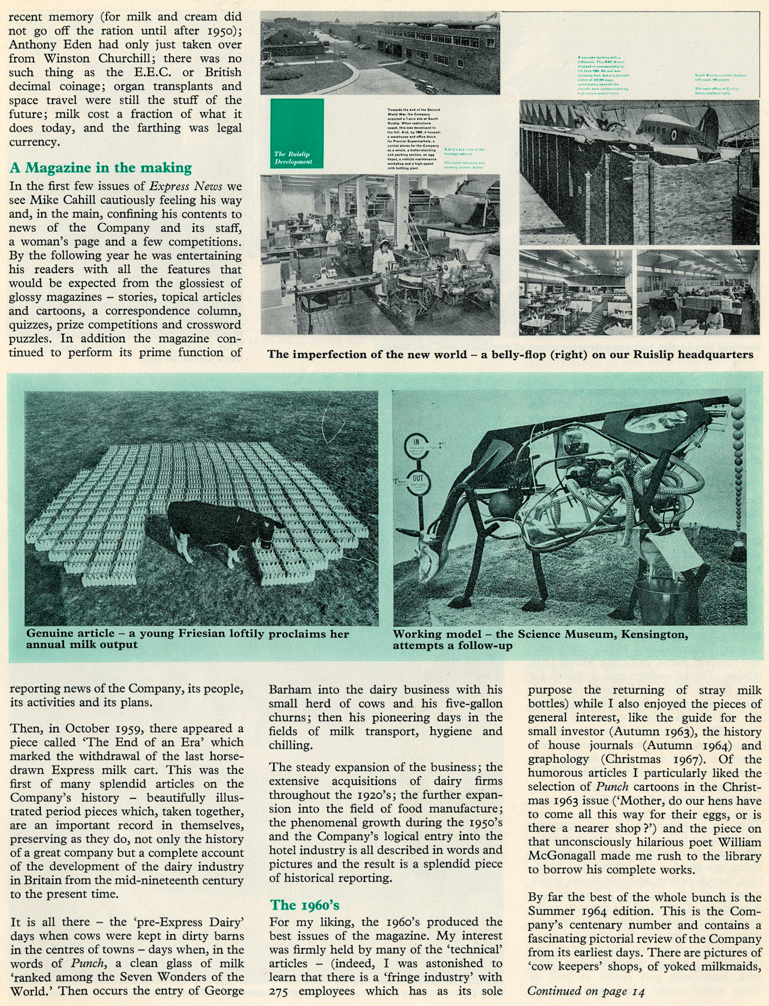 1975 History of 'Express News' magazine, after 20 years