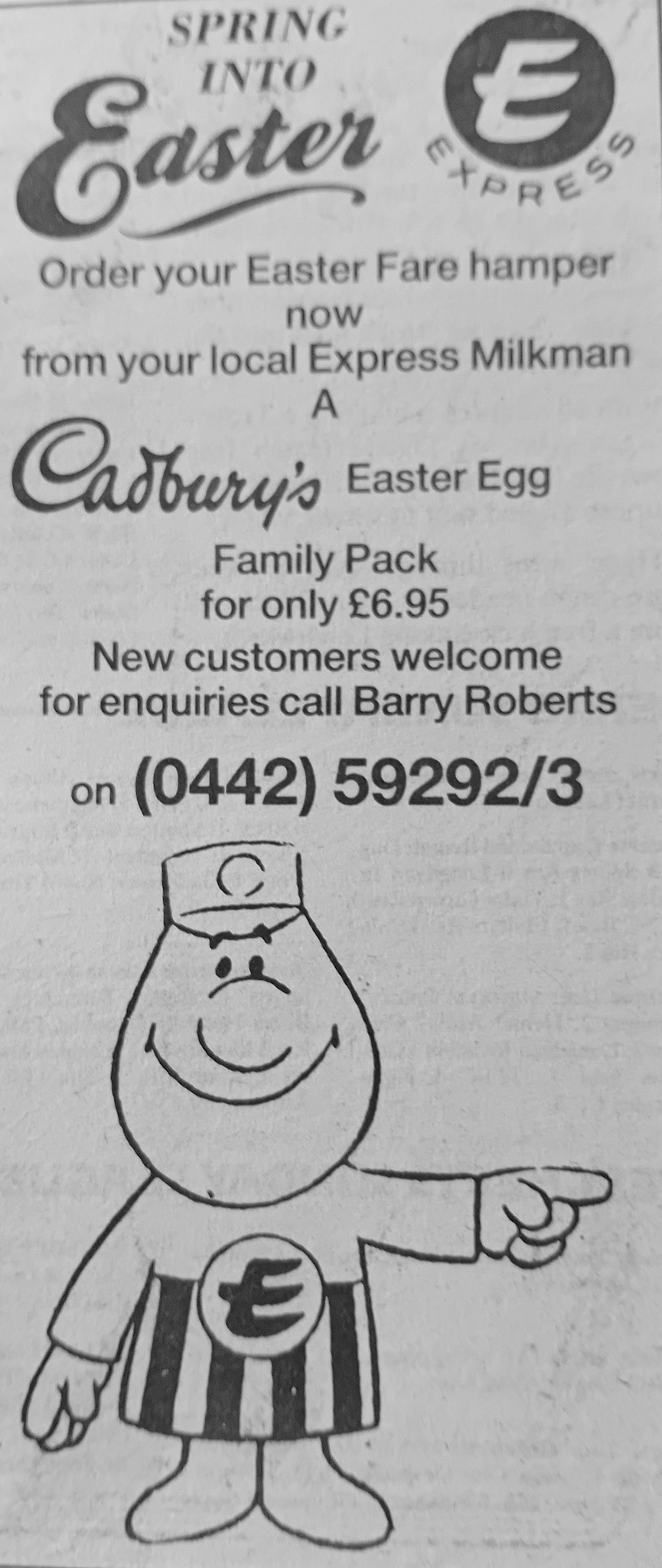 1980's milkman's sales promotion leaflets (Courtesy Paul Smith)