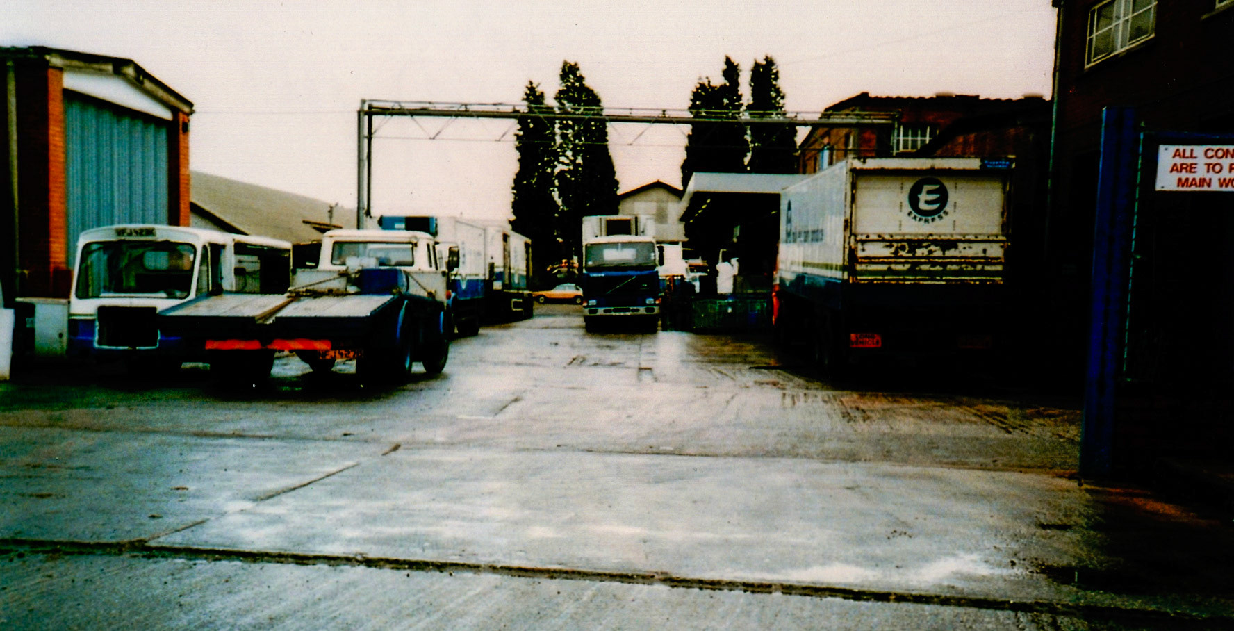 1990's? Exeter Dairy rear yard (Courtesy Paul Smith)