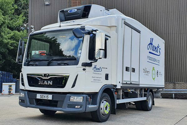 2019 Hunt's Frozen Foods truck. (Courtesy www.huntsfoods.co.uk)