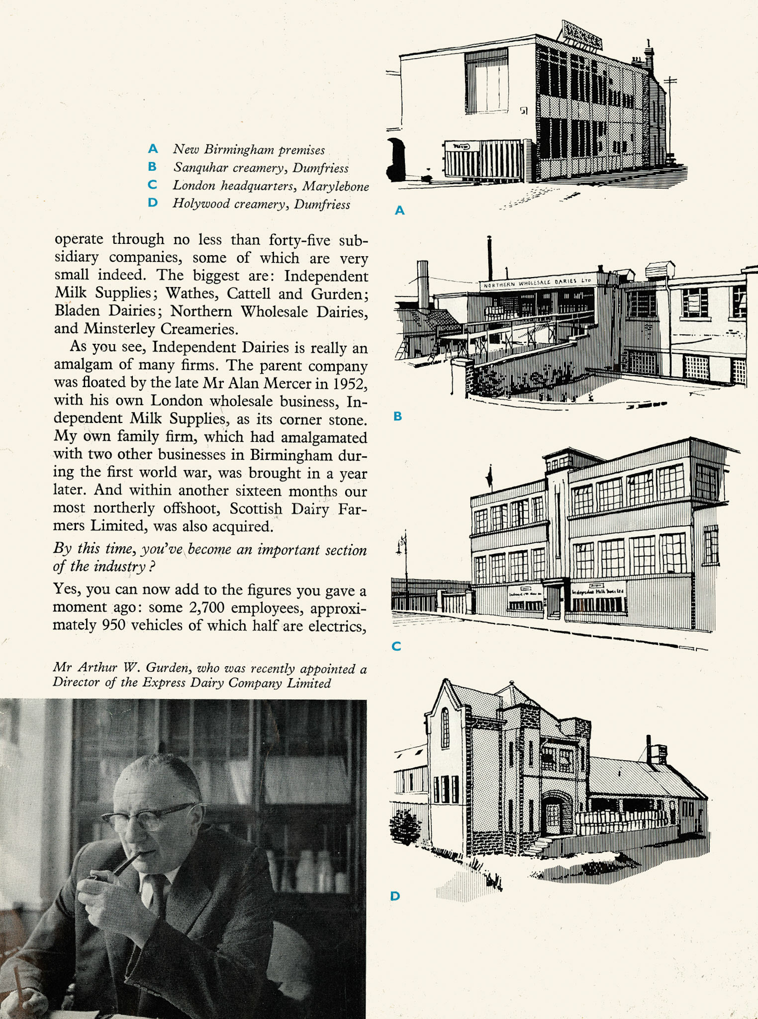 1959 Independent Dairies joins Express (Express News October)