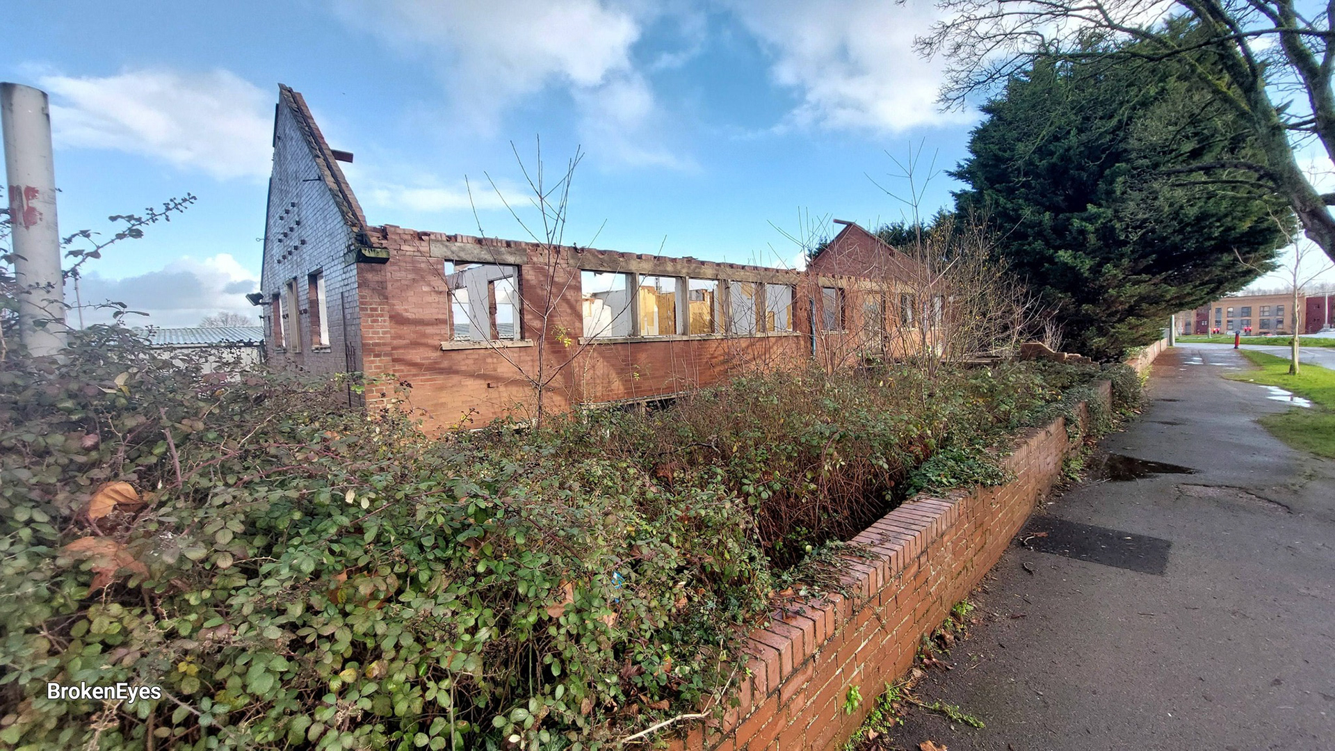 2026 Exeter office and canteen block demolition in Exhibition Way. Mike Walling remembers "It was Hammett's Dairies, I worked in the wages office there in 1962/3 till I was old enough to join the RAF, I had already passed the entrance exams. The chap who ran the canteen on the ground floor was a keen rally driver and drove a Sunbeam Rapier. Opposite was rough ground where I parked my Triumph Cub, then my Vellocette Venom motorbike. The next building towards the main road was Caterpillar main workshop. The office Manager was Dave Balkwill, assisted by Bernard Addison and the office clerk was Miss Cox (probably about 40). All the calculations were done manually including overtime and all tax matters. We used to go to the small Lloyds Bank in Pinhoe to collect the cash on a Thursday morning before we made up the wage packets, then I would walk round the factory giving out the wage packets. Including all the drivers, factory staff (including creamery and cheese workers) together with office staff-there were just under 400 persons. Hammett's used to own Dairies in Dawlish, Exmouth, Sandy Bay, Sidmouth and Honiton." (Courtesy Leona Devon)