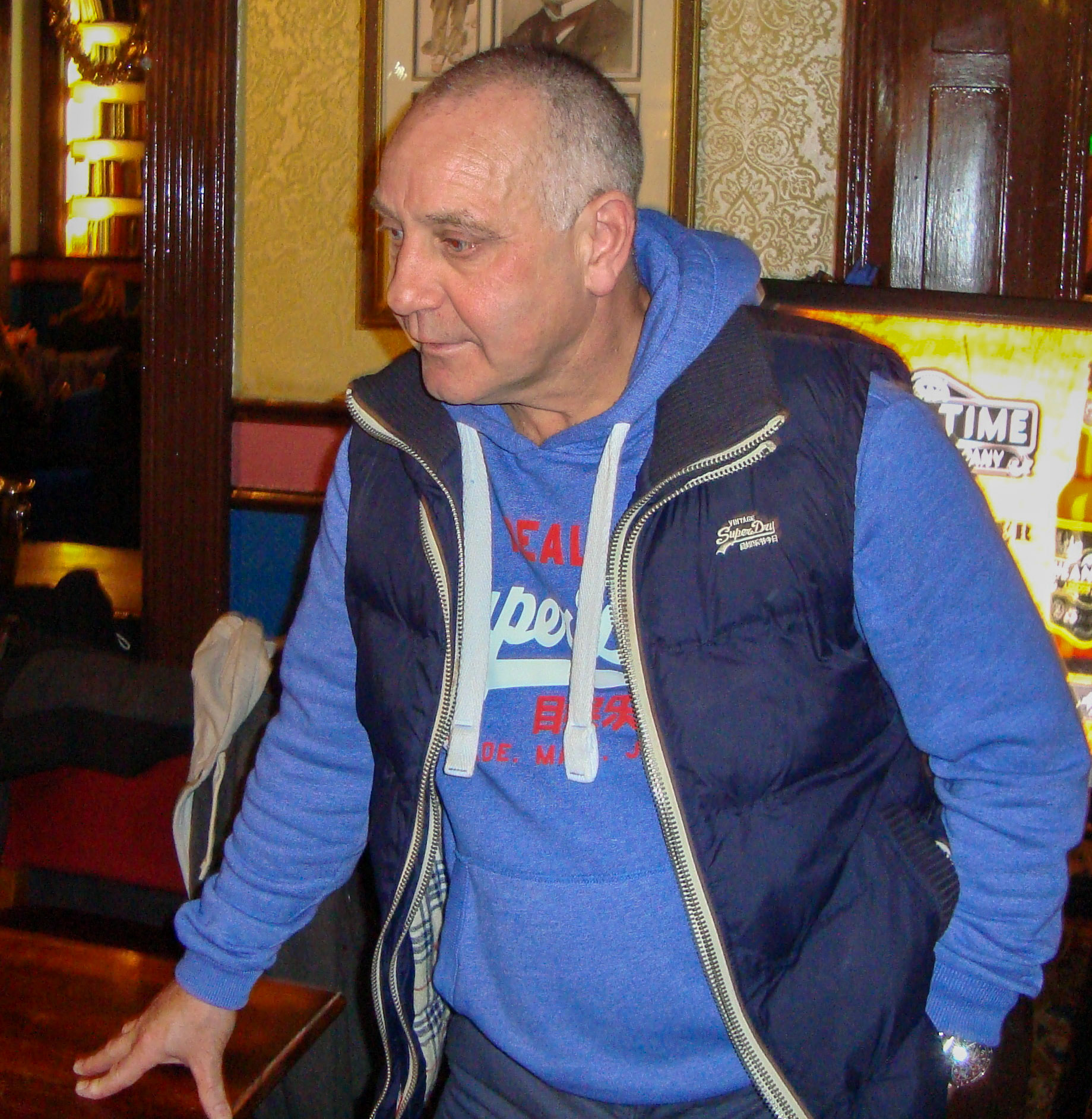 2015 Exeter Staff Reunion. Martin Evans identifies Graham Cann (Courtesy Phillip Budd)