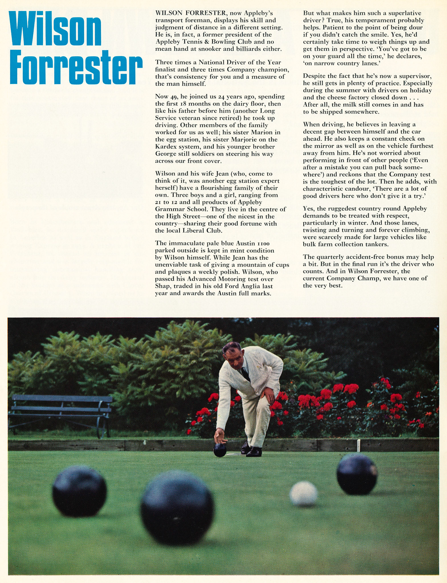 1970 Appleby Drivers in National Competition (Wilson Forrester)