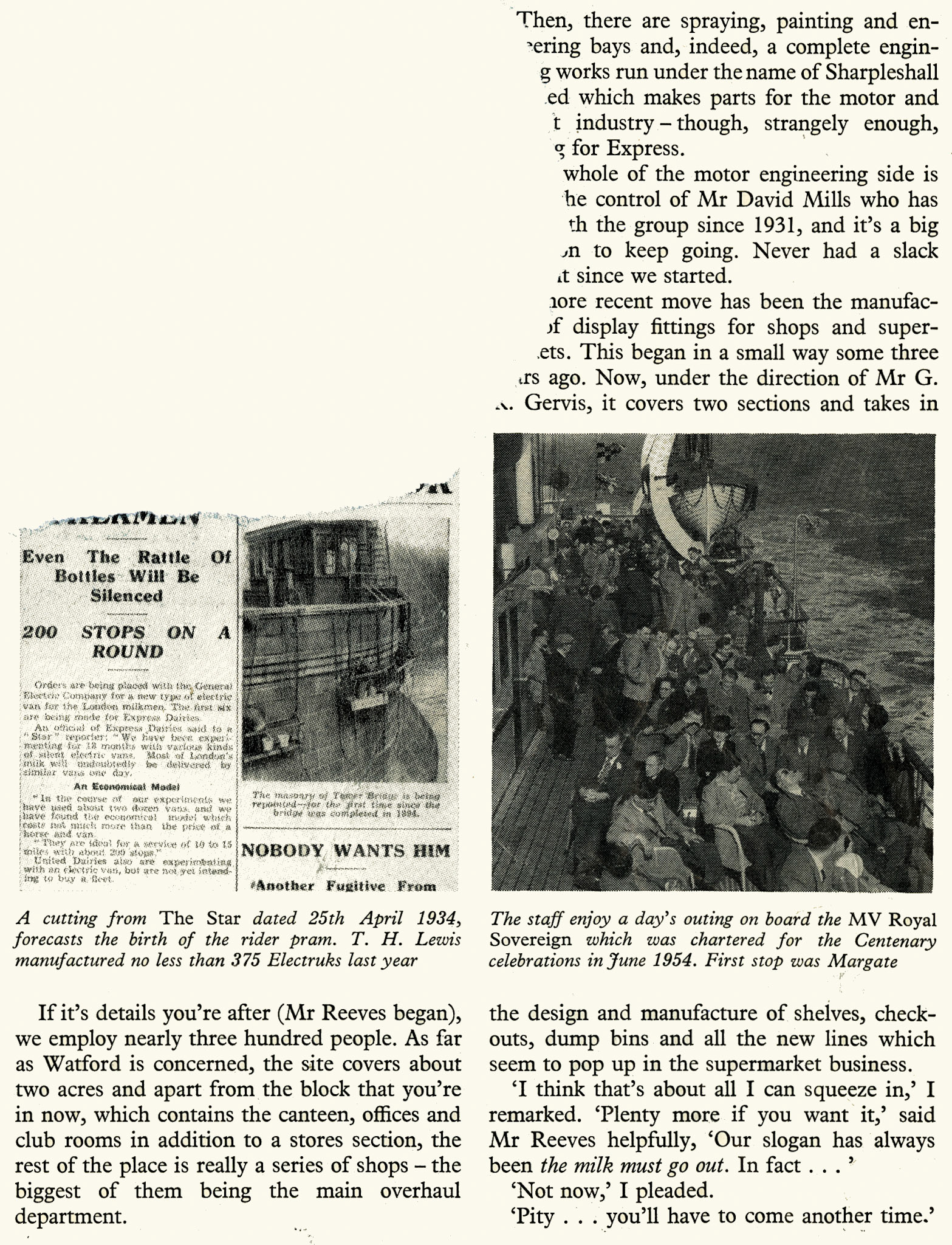 1958, 104 Not Out-T. H. Lewis Limited have been in business for over a century - Page 4 [damaged] (From Express News 1958-September)