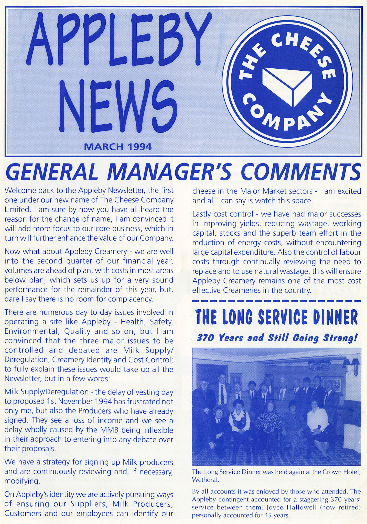 1994 March Appleby News (Courtesy Alan Mandle)