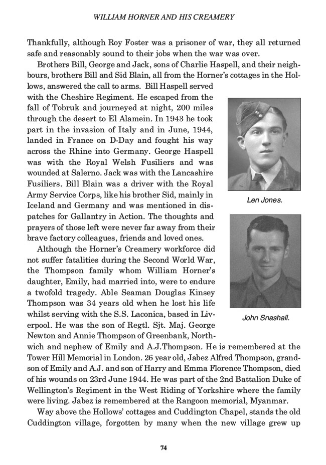 William Horner and his Creamery, Jill King