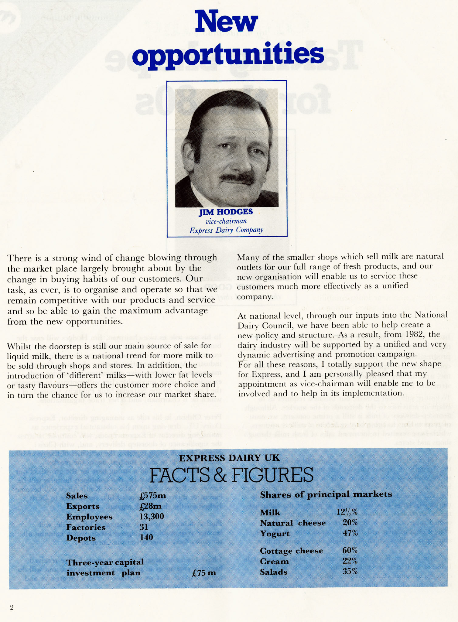 1982 JIM HODGES “Taking shape for the 80’s” Brochure (Courtesy Tim Gray)