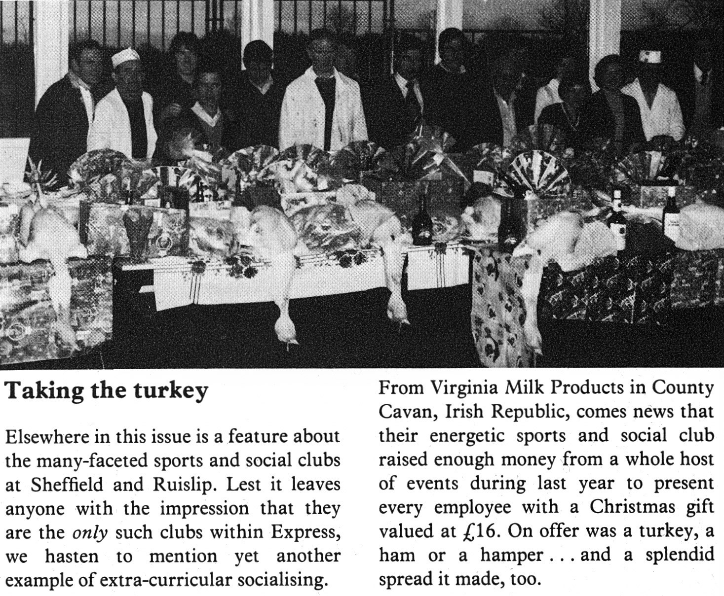 1979 Virginia Milk Products social club activities. (Express News Summer)