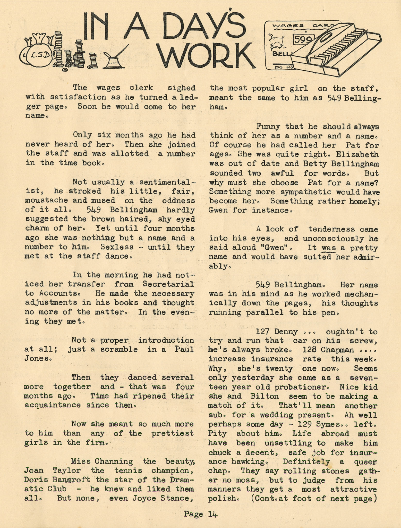 1939 'Milmarbo' in-house magazine, edition 4, published at the outbreak of WWII when staff were preparing to move to the newly constructed Thames Ditton HQ.  (Express Dairy Tales publication)