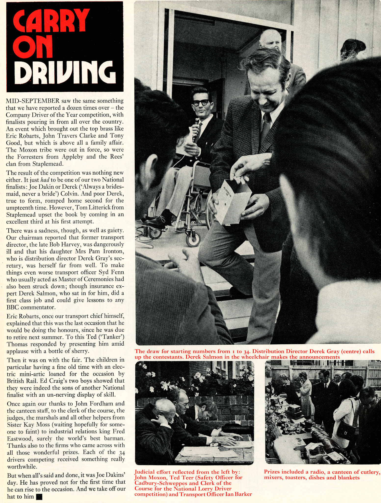 1972 Driver of the Year Competition at South Ruislip
