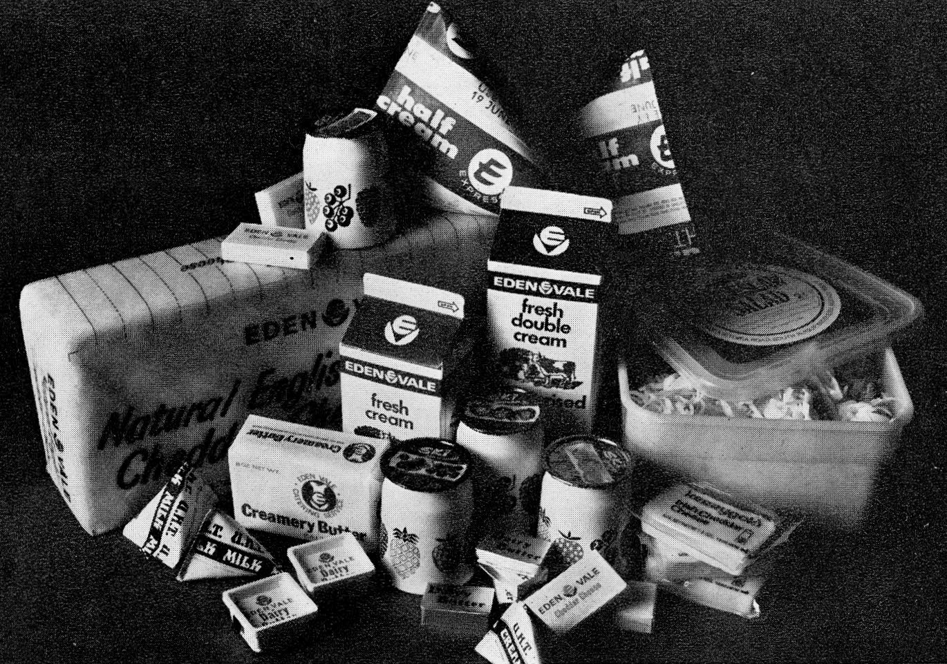 1975 "Success lies in the constant developments of products and packaging"  (Express News Christmas)