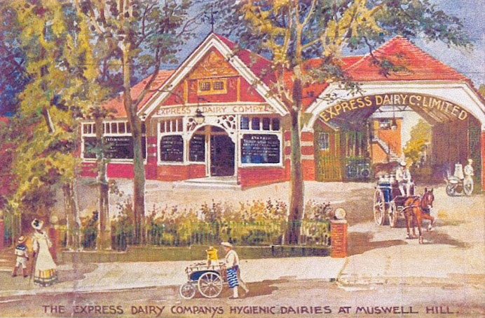 1900's Muswell Hill Depot and Shop (Courtesy Paul Smith)