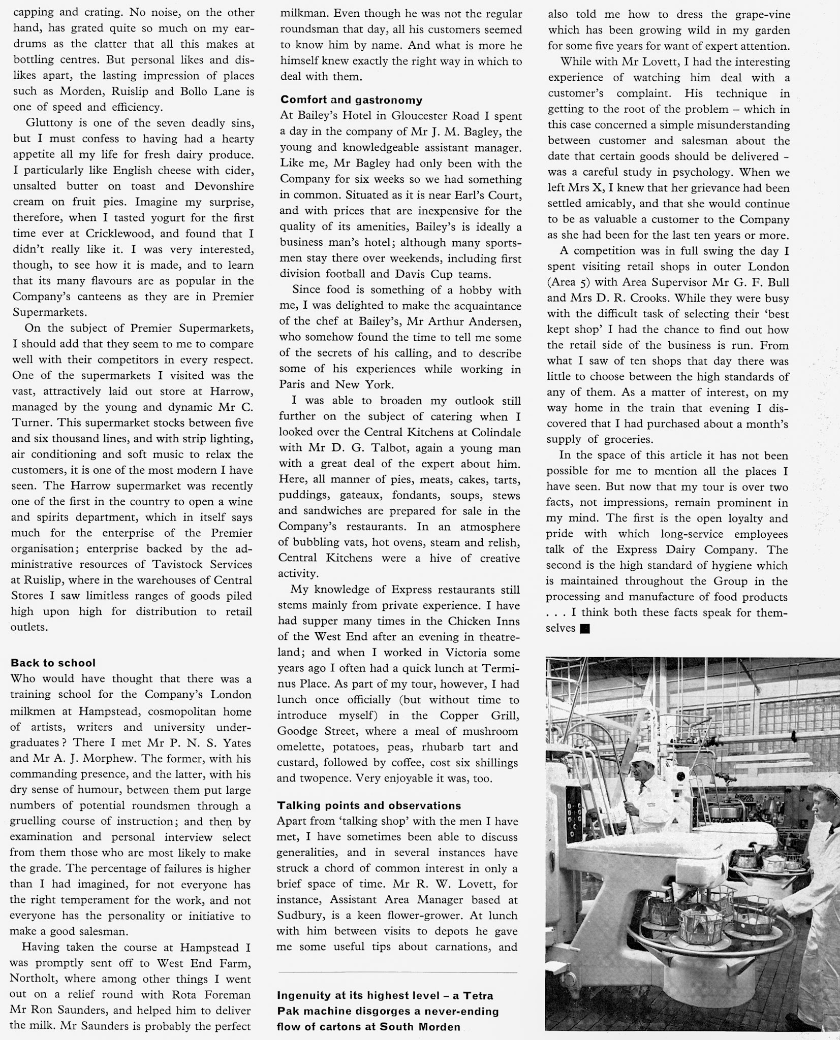 1963 Feature article by Raymond Seller, who joined Express to help edit 'Express News' and other publications-Page 3. (Express News Autumn)