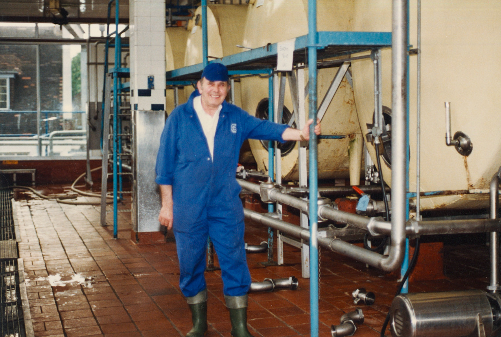 1980s Bromley Processing-milk reception and processing. (Pictures by Reg Ball, on loan from Colin Bristow)