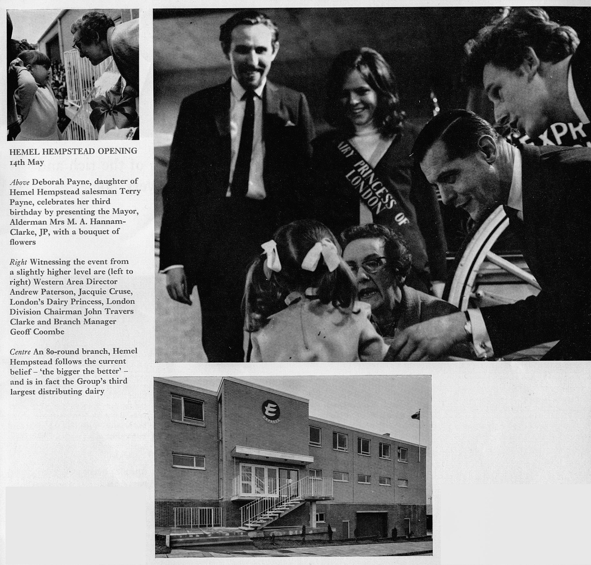 1969 Opening of Hemel Hempstead Retail Depot