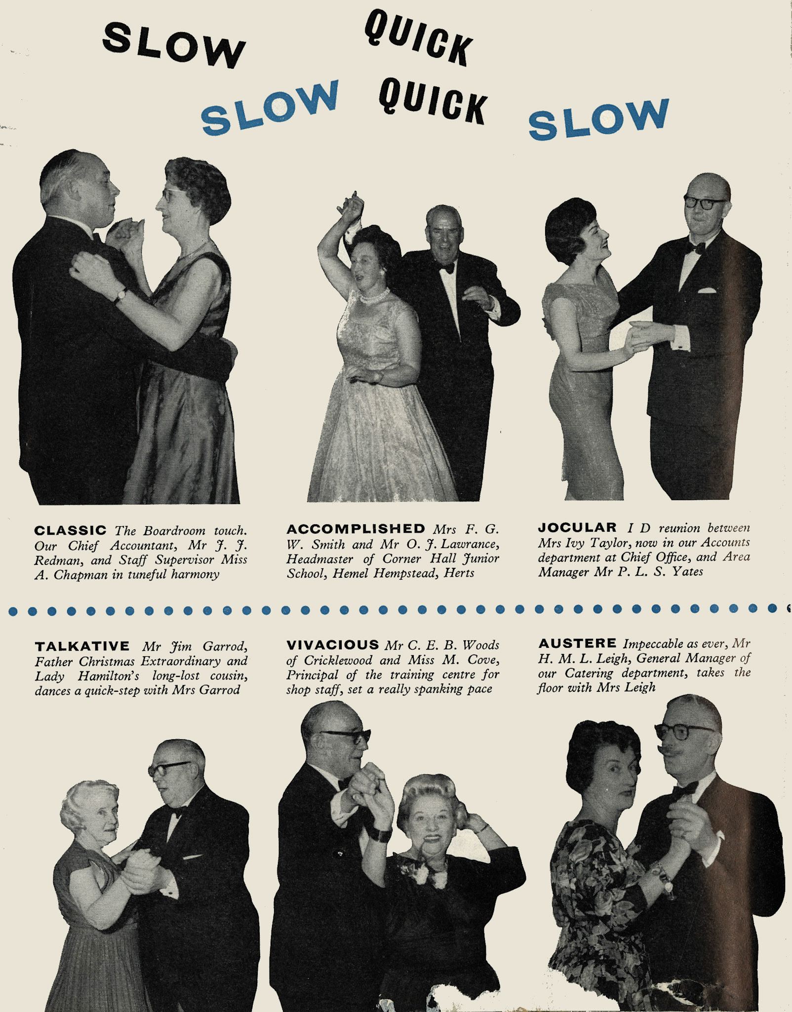 1960 The Chief Office Dance was a glamorous affair. (Express News Christmas)