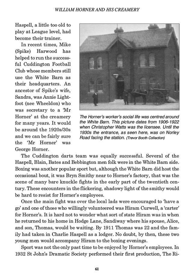 William Horner and his Creamery, Jill King