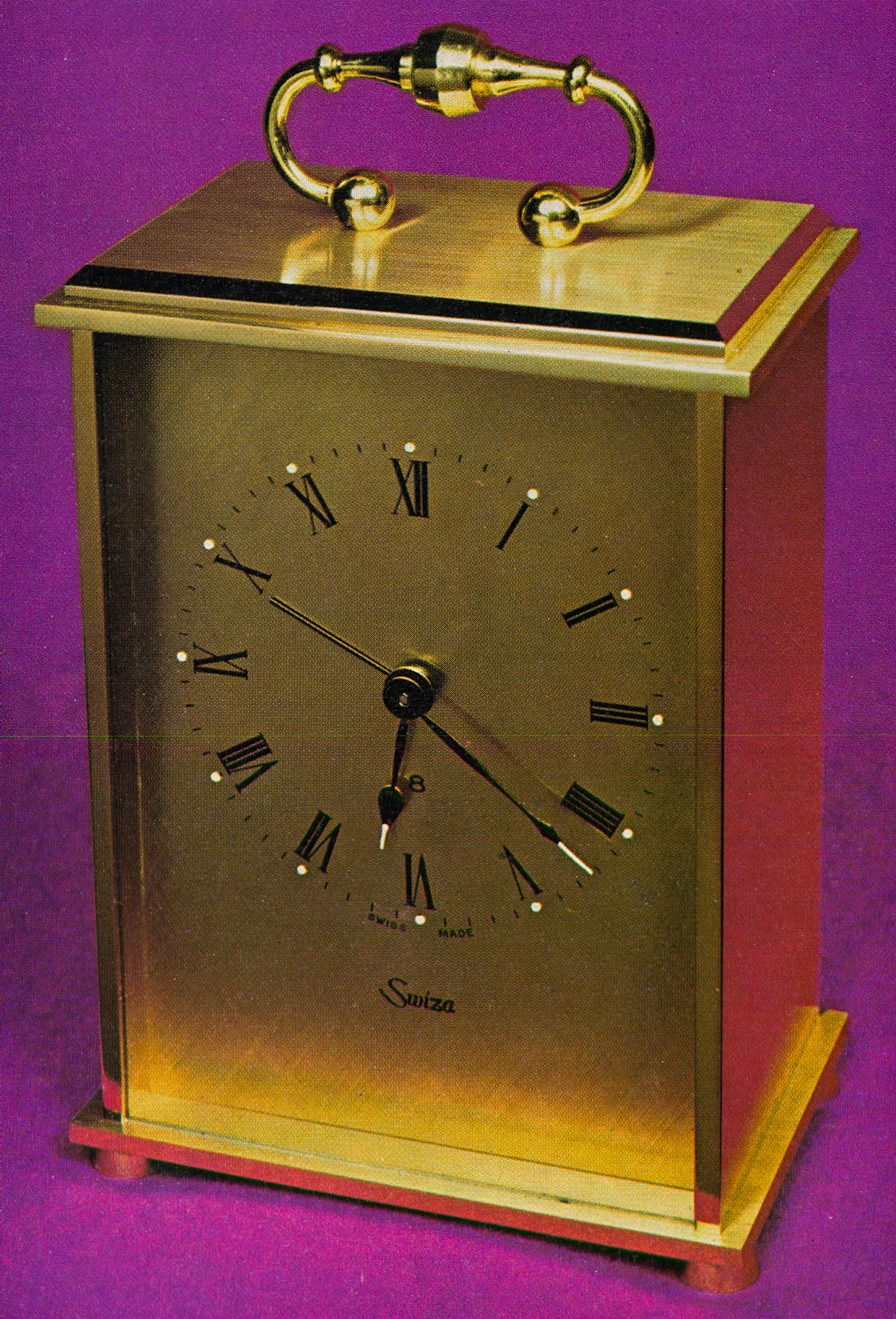 1974 New design of carriage clock for Merit and Long Service winners. (Express News Christmas)