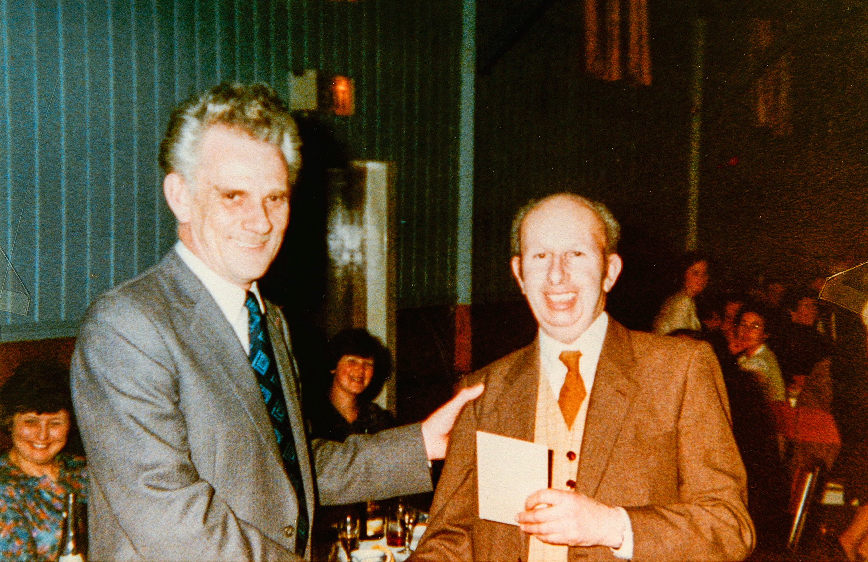 Jill Henderson identifies Frank van Hoof with Joe Lyons.(Courtesy Joe Lyons)