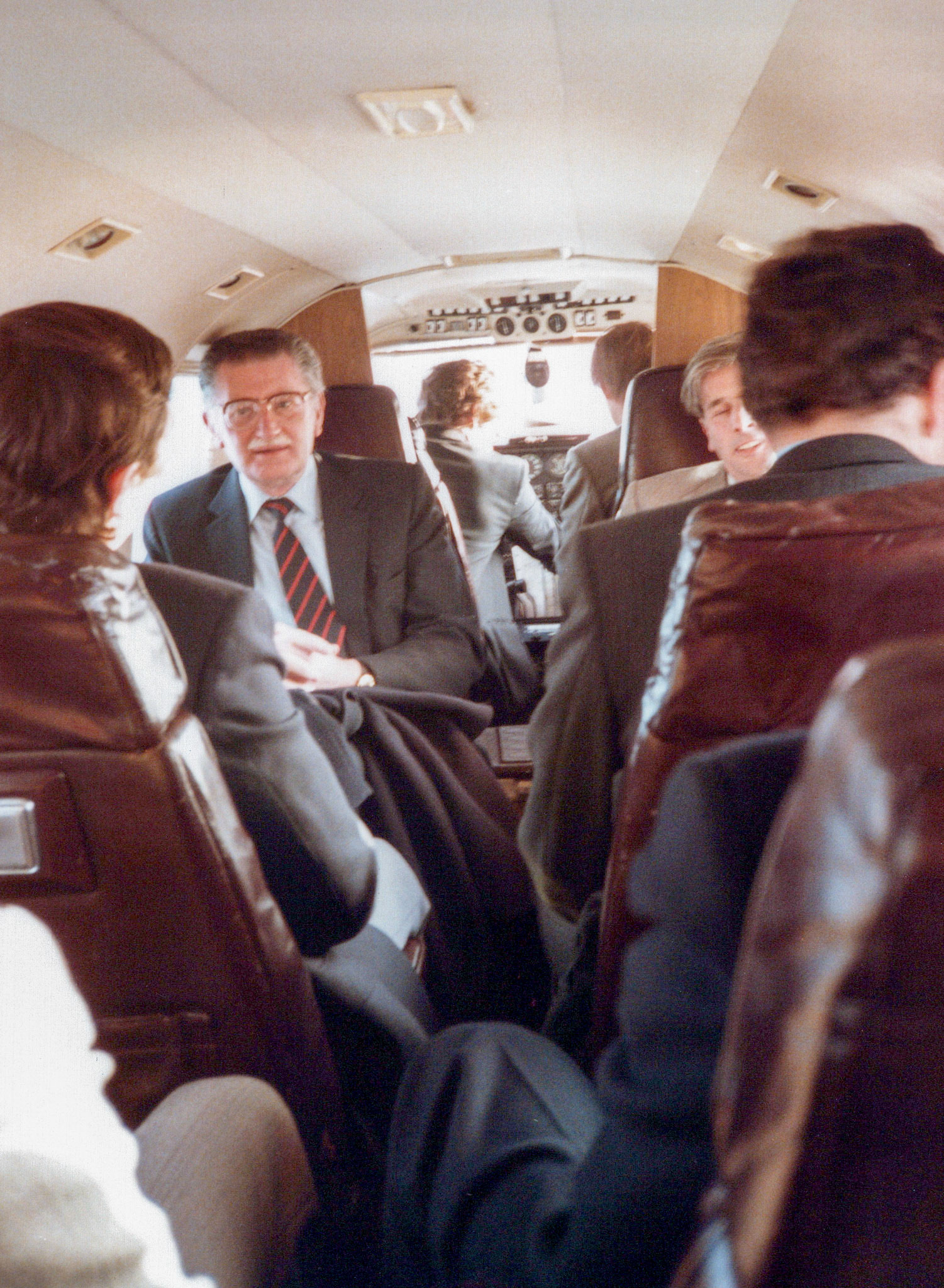 1983 Express Dairy business trip-Eddie Barnes facing camera