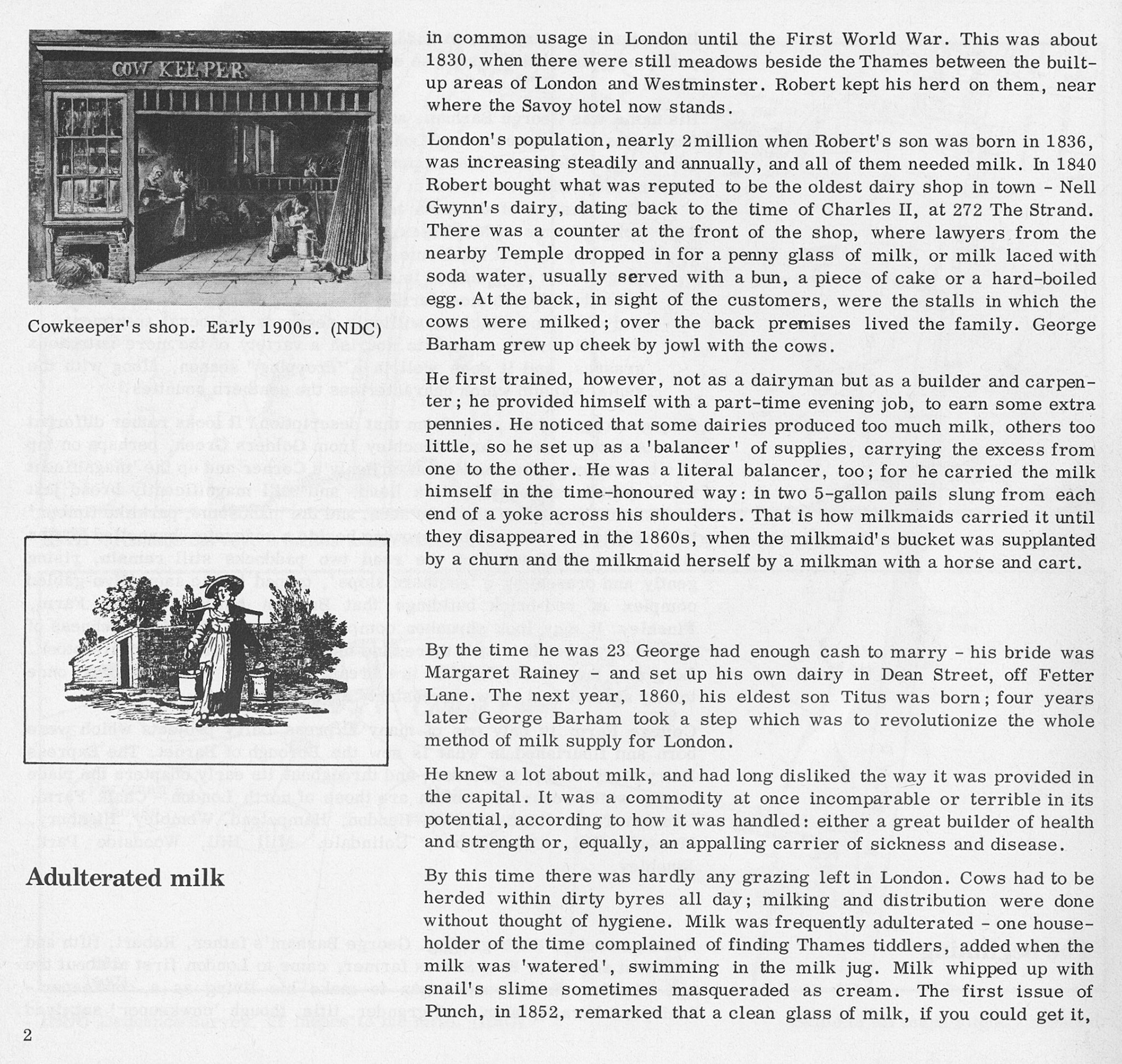 1983 Milk for the millions - Brigid Grafton Green, Barnet Libraries Local History Publications