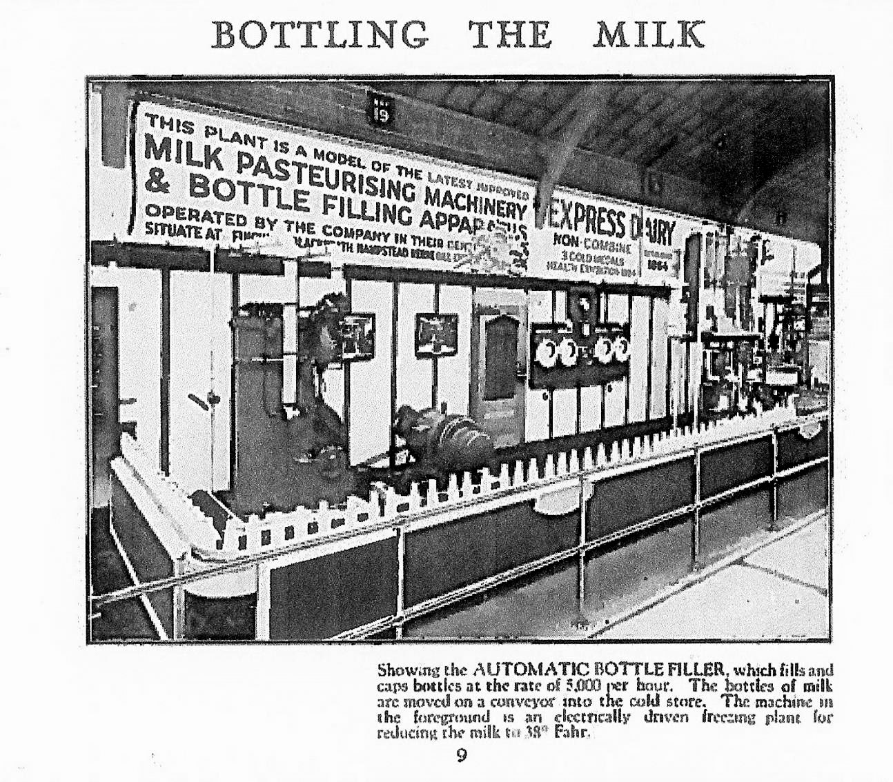 1925 Express Dairy at the British Empire Exhibition, Wembley. (Courtesy Brent Council booklet prepared by Philip Grant, Wembley History Society)