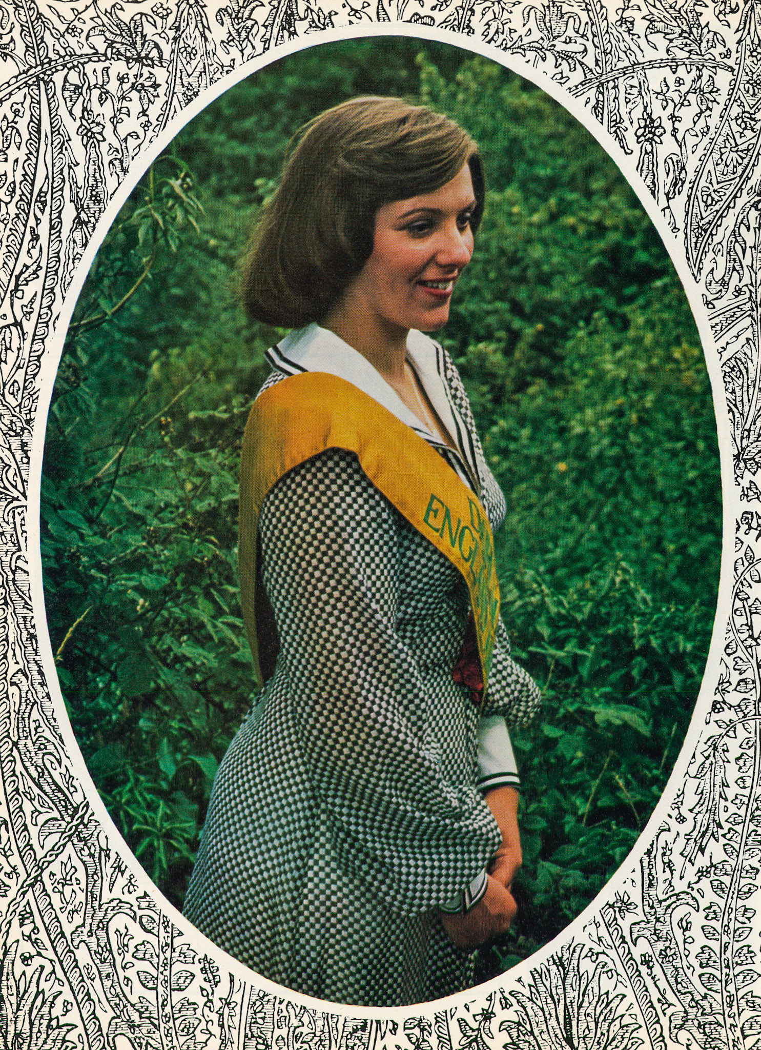 1974 Margaret Davies, laboratory assistant at Ruyton was the 1974 England and Wales Dairymaid. (Express News Christmas)