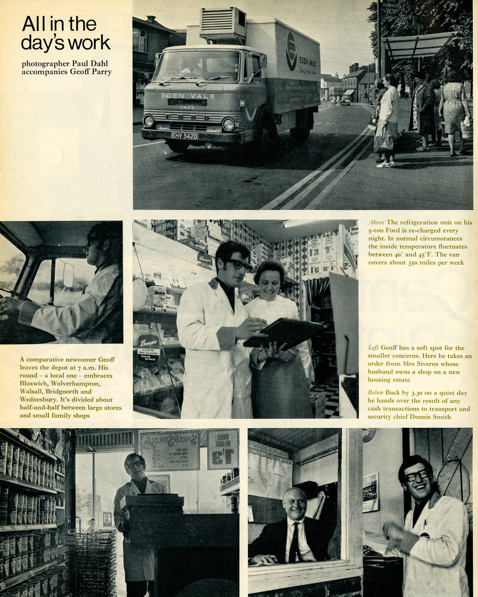 1969 Walsall - new Eden Vale depot