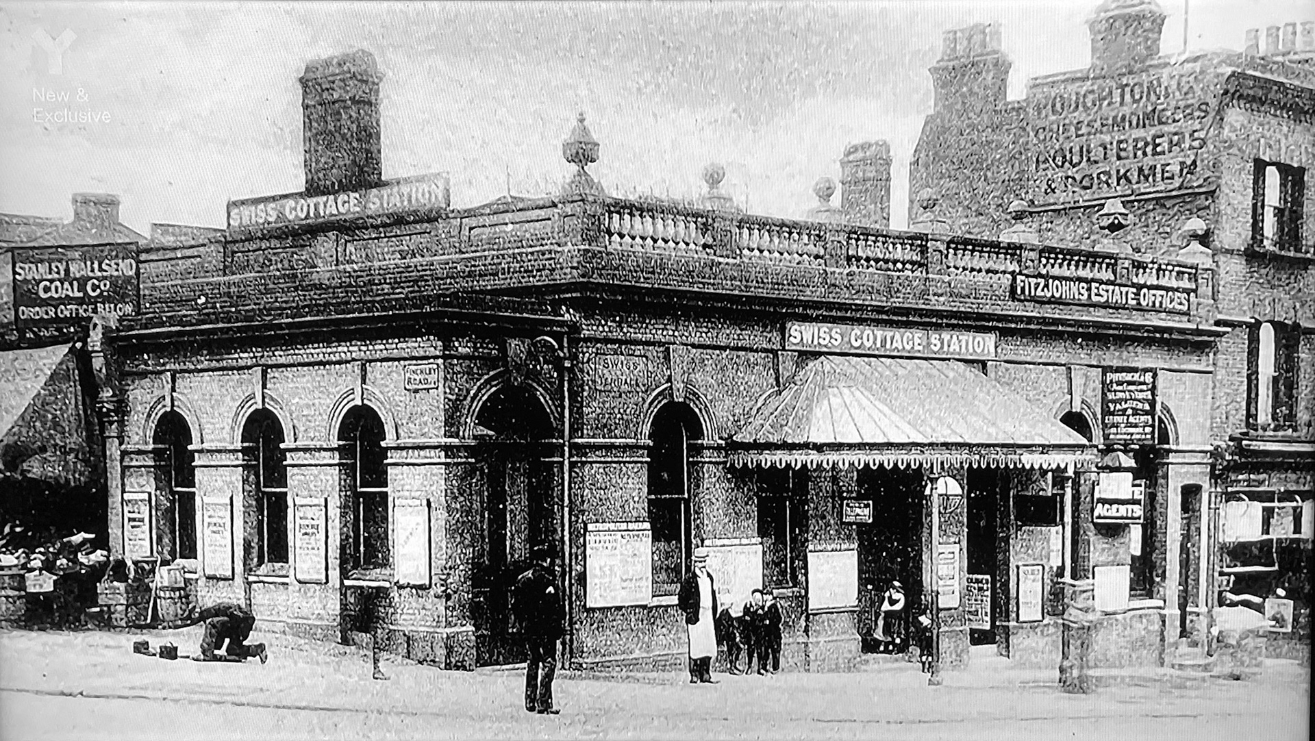 1870's Swiss Cottage station was built for the Metropolitan Railway in 1868, just five years after the London Underground opened in 1863, almost the same time as Express Dairy was founded. Spiers and Pond started in 1858 when they built the ‘Cafe de Paris’ in Australia, and then spotted an opportunity to provide refreshment facilities in London, where they built refreshment rooms around the network. (Stills from Secrets of the London Underground' UKTV)