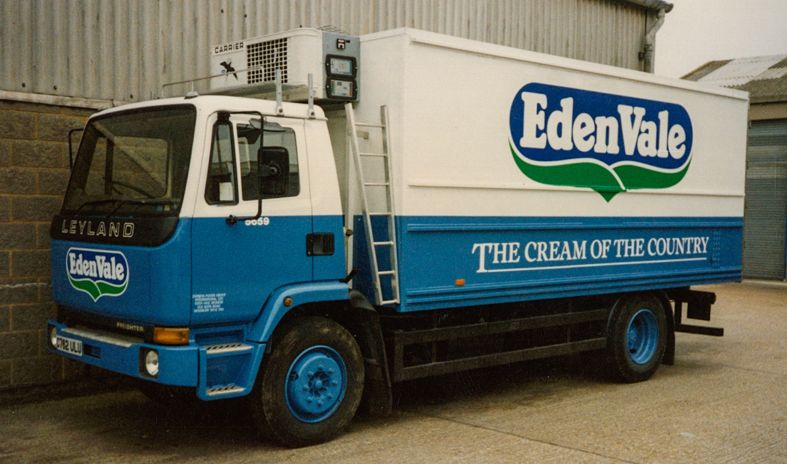 1982 Reg Leyland Freighter Rigid, in Eden Vale livery. (Courtesy Dave Fane)