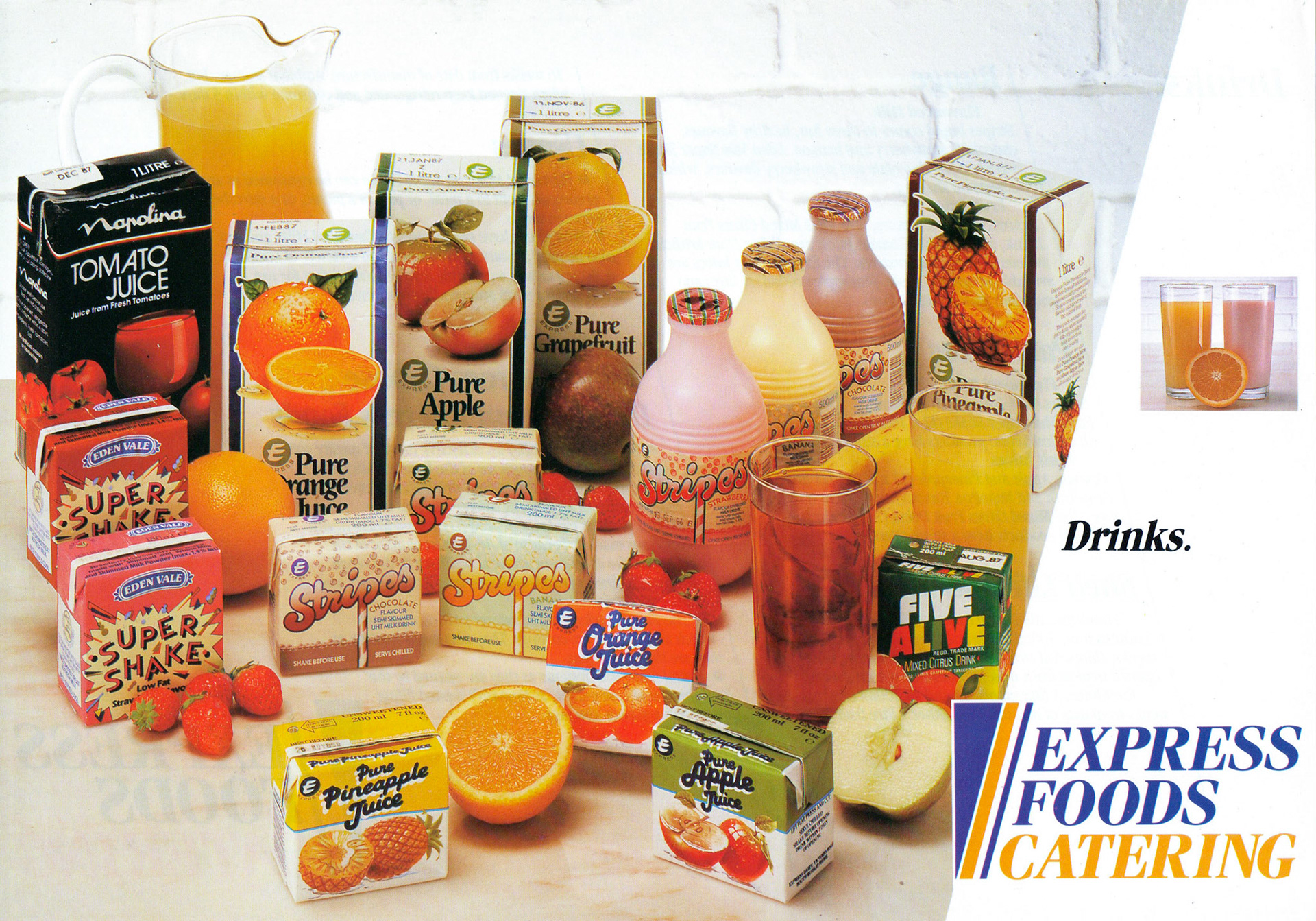 1980's Express Catering Foods 'Van Sales' leaflets (Courtesy Robert Turner)