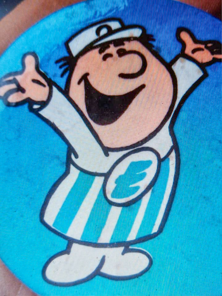 1970's? Express promotional badge (Courtesy Nick Seviour)