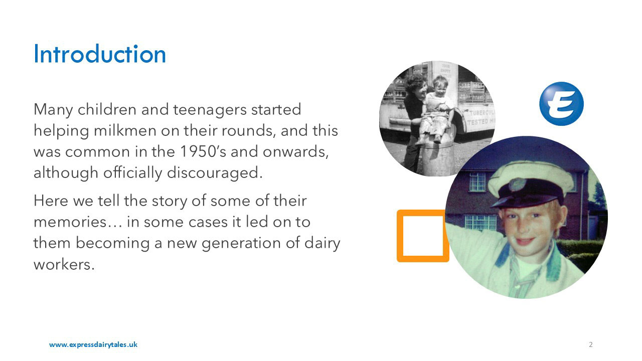 Memories of Milk Boys and Girls (Express Dairy Tales publication)