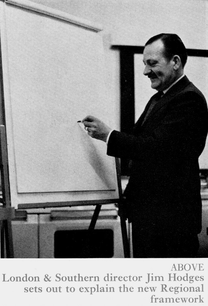 1971 Jim Hodges in action at the management conference held at South Morden. (Express News Summer)