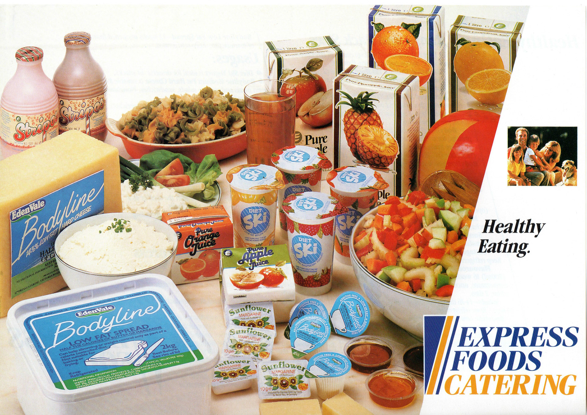 1980's Express Catering Foods 'Van Sales' leaflets (Courtesy Robert Turner)