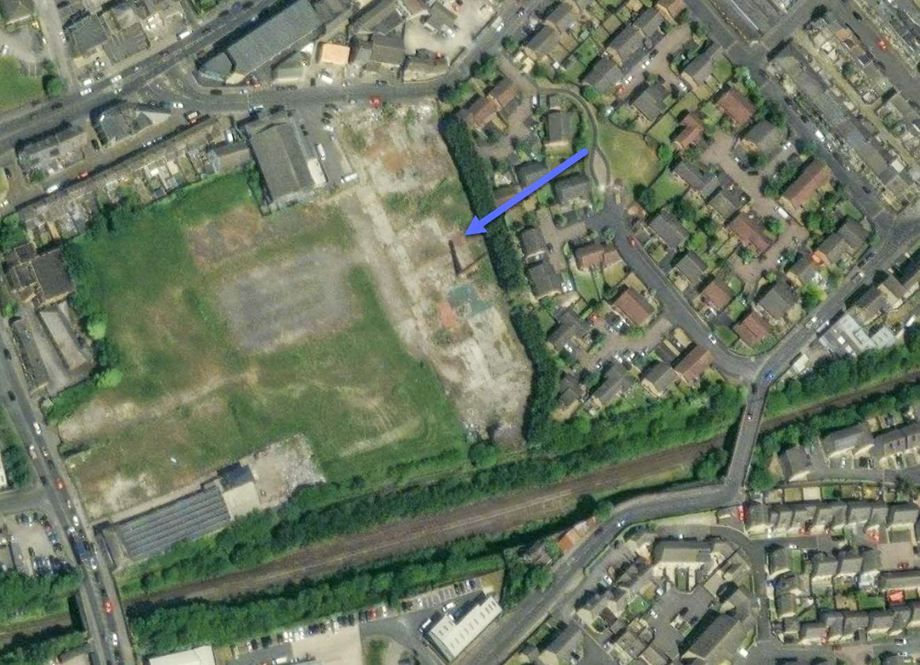 2024 Laisterdyke Creamery Chimney still visible in Bradford