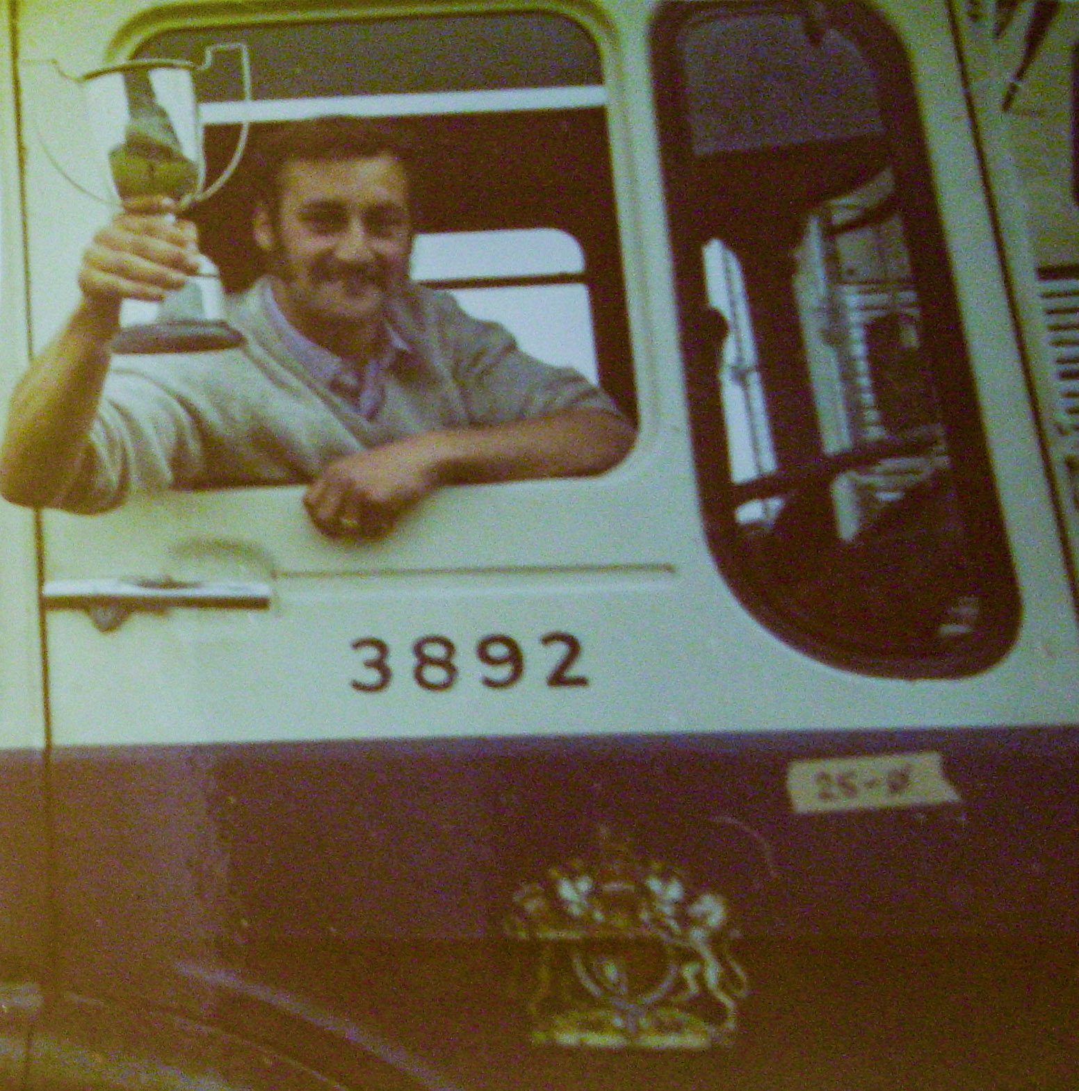 1972 Appleby. Brian Bousfield winning Lorry Driver of the Year class at Carlisle, qualifying him for the finals at Nuneaton. Brian worked as a driver at Appleby for 20 years from 1970 to 1990. (Courtesy Brian Bousfield)