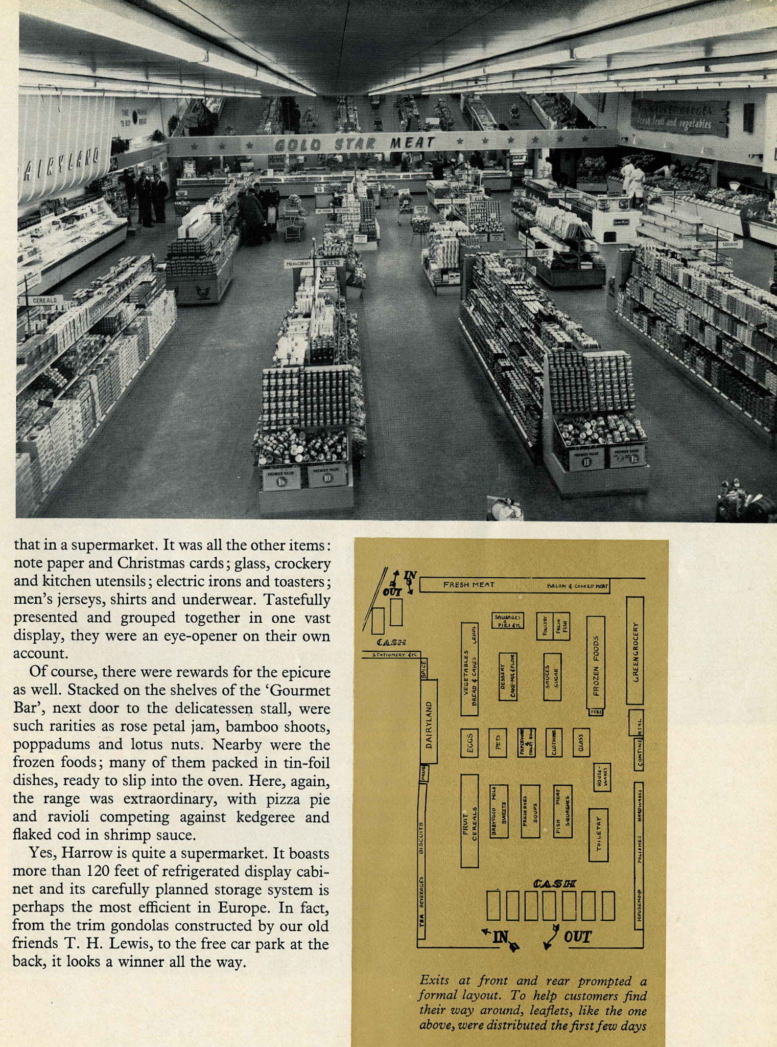 1960 Harrow Supermarket