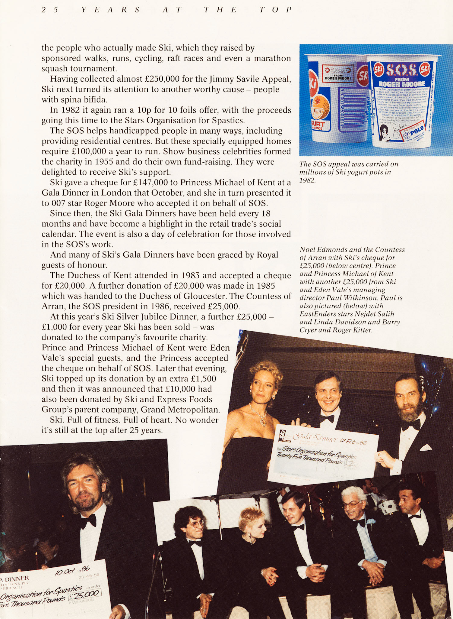 1988 Ski Silver Jubilee - 25 years (Courtesy Paul Bloor)