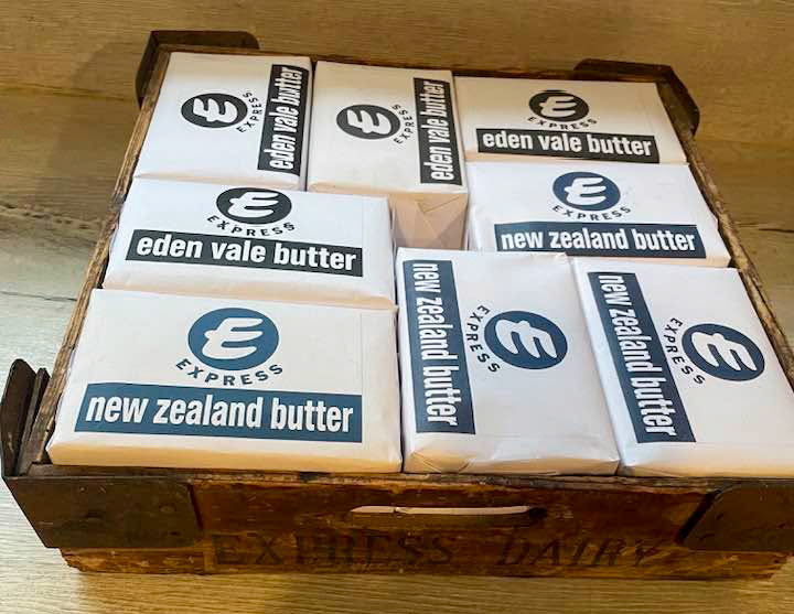 1960s butter pack display, by Leslie Croxford.