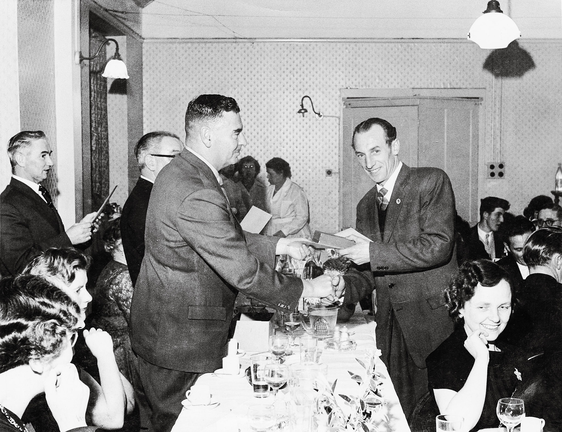 1960's? Seaton Junction, Long Service Dinner (Courtesy Keith Sweetland)