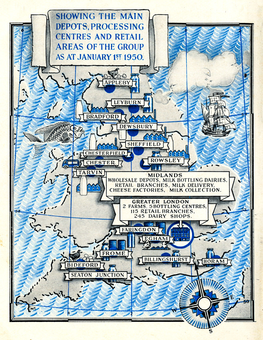 1950 Processing Centres, Retail Depots and Shops (Express Salesman's Manual Fourth Edition)