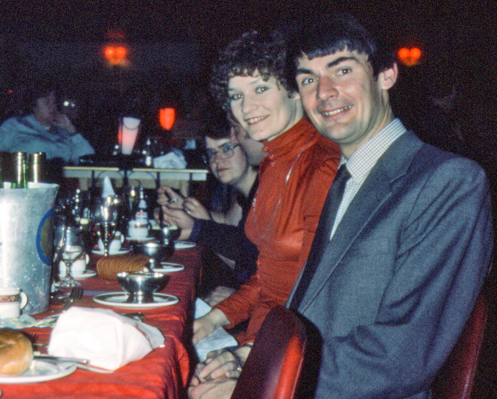 1980 South Morden-Dairy Re-equip staff celebration at Lakeside, Camberley-?. Jane and Peter Roper (Express Dairy Tales collection)