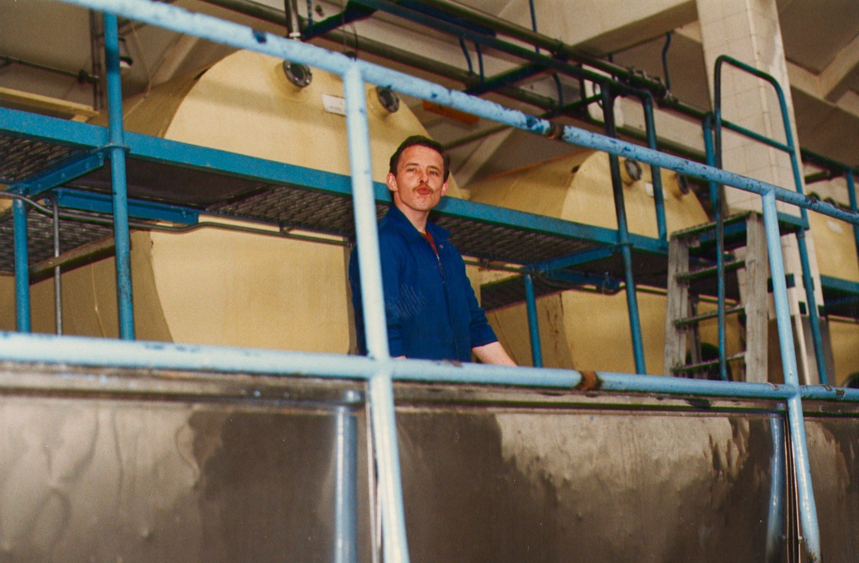 1980s Bromley Processing-milk reception and processing. (Pictures by Reg Ball, on loan from Colin Bristow)