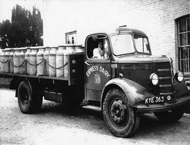 1957 Farm Collection KYE 363. Heritage Machines comments"This Bedford, chassis no OLAC13209, fleet no 1107, KYE 362, was supplied by Spurlings, with the body costing €120. It was allocated new to the Leyburn Dairy in March 1950, and was disposed of in May 1958 to T&F Motors, for E50. (Courtesy Richard Gaylard)