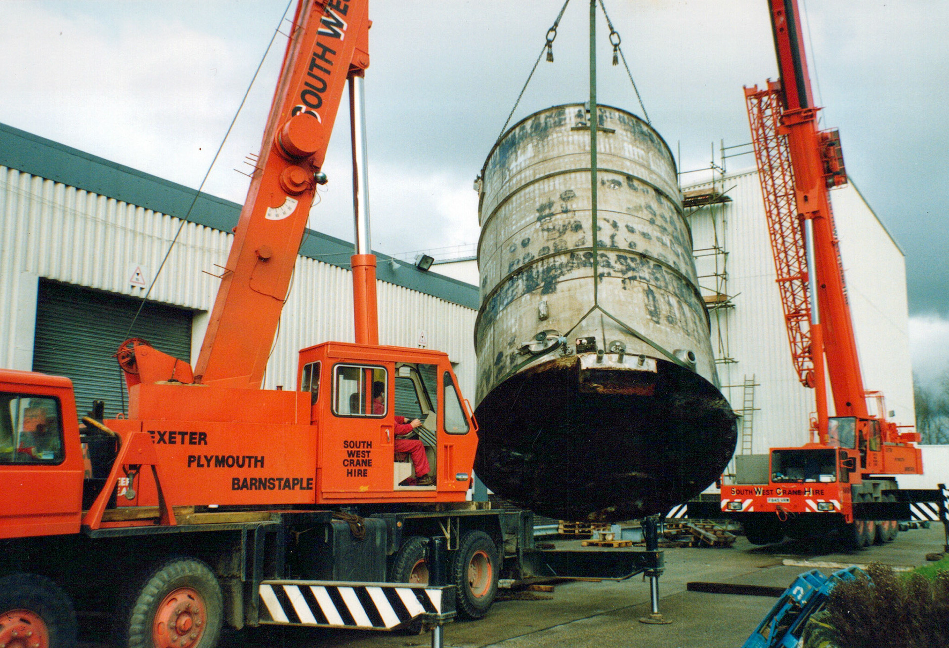 1992 Plant dismantling in progress (Courtesy Bill Wilson)