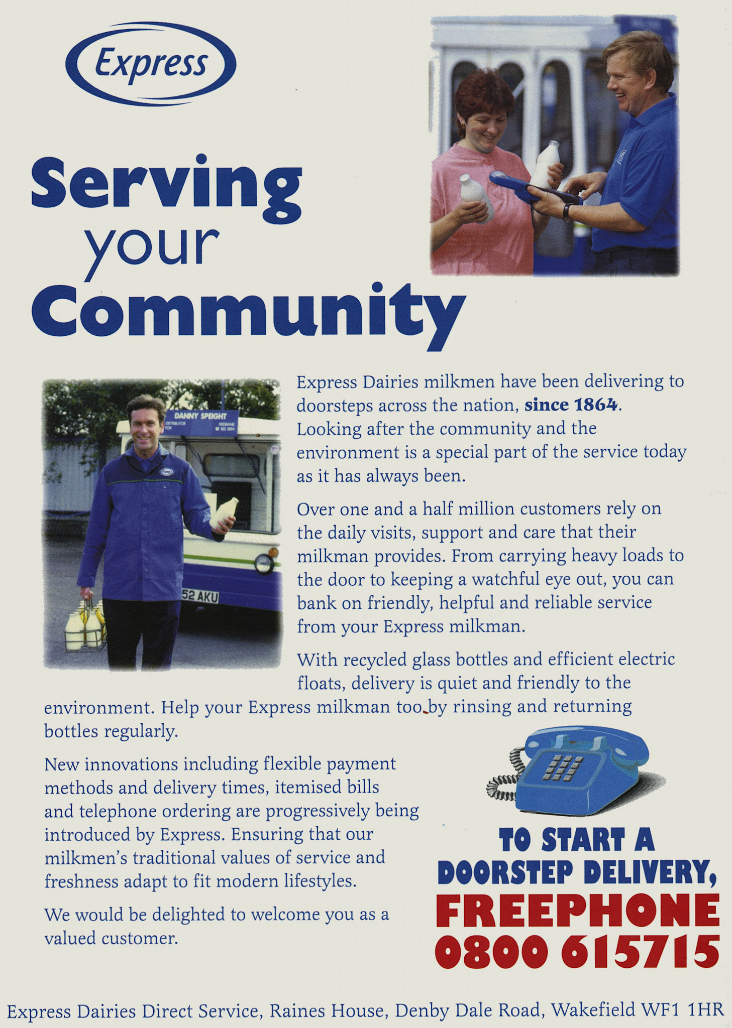 2001 Publicity Leaflet-Milk and Much More, Page 4(Courtesy Dave Fane)