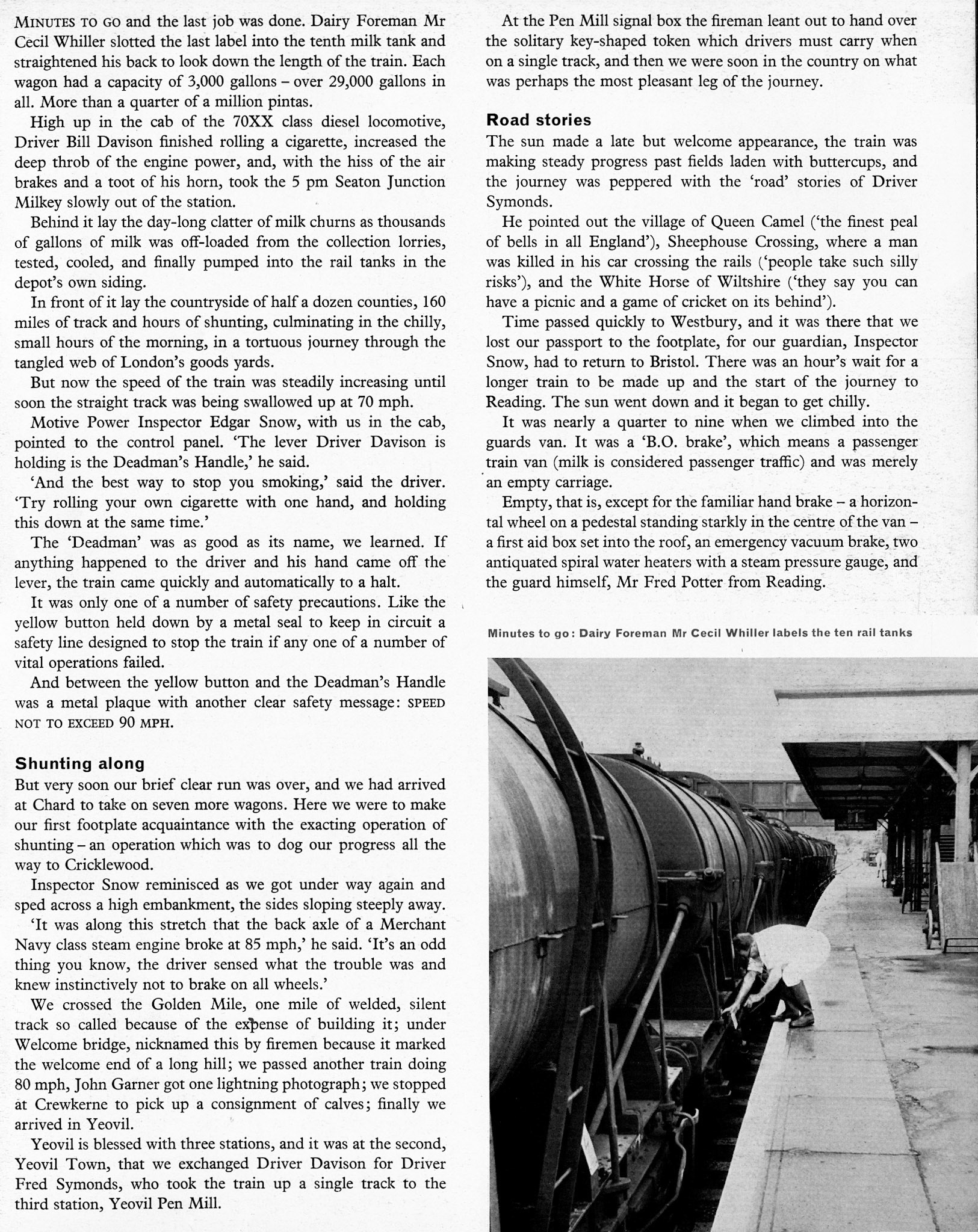 1965 All stations to Cricklewood - story of a milk train journey from Seaton Junction to Cricklewood Page 3 (Express News Summer/Autumn)