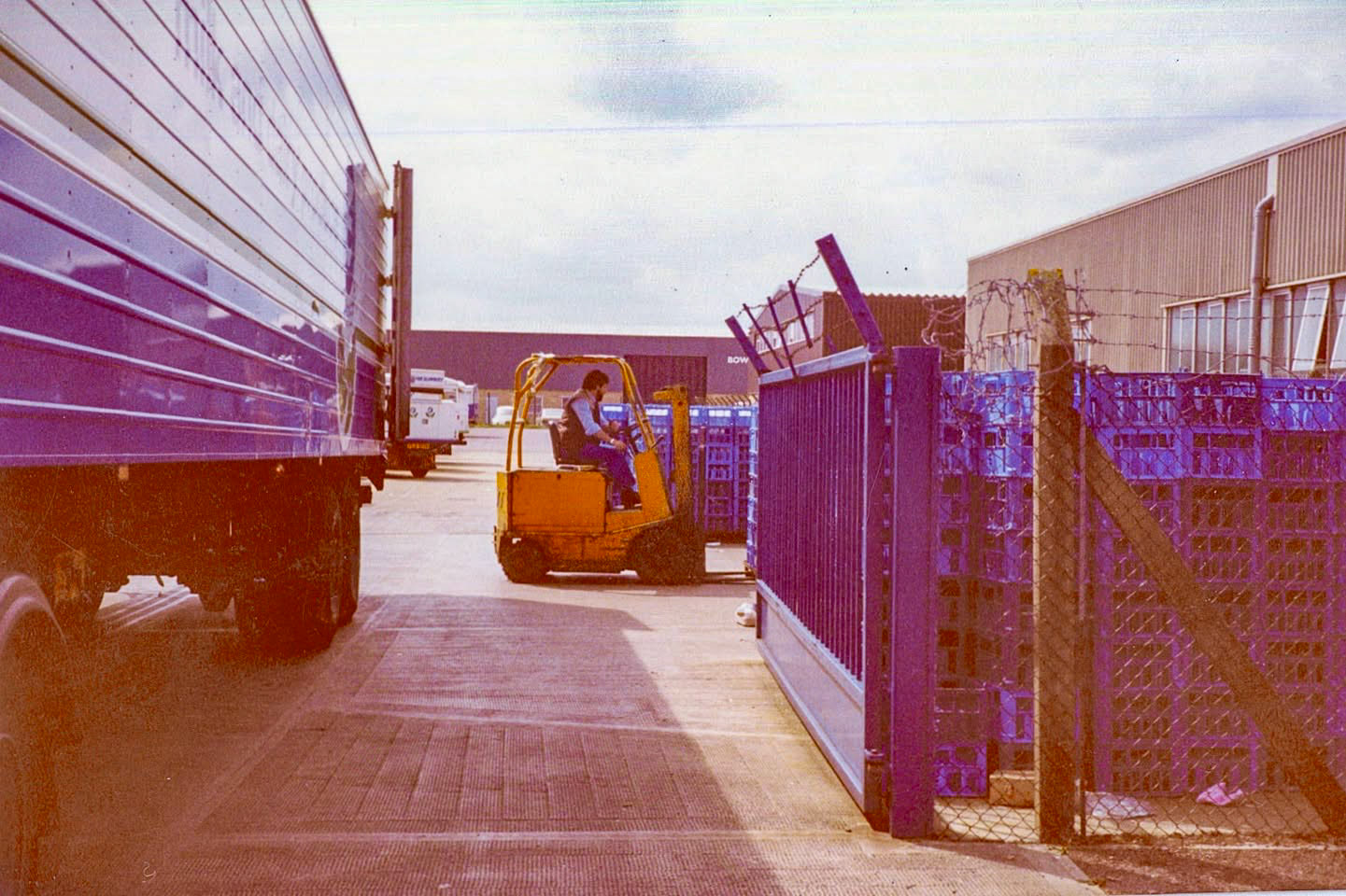 1980s Bromley Processing-loading and unloading. (Courtesy Dave Fane)